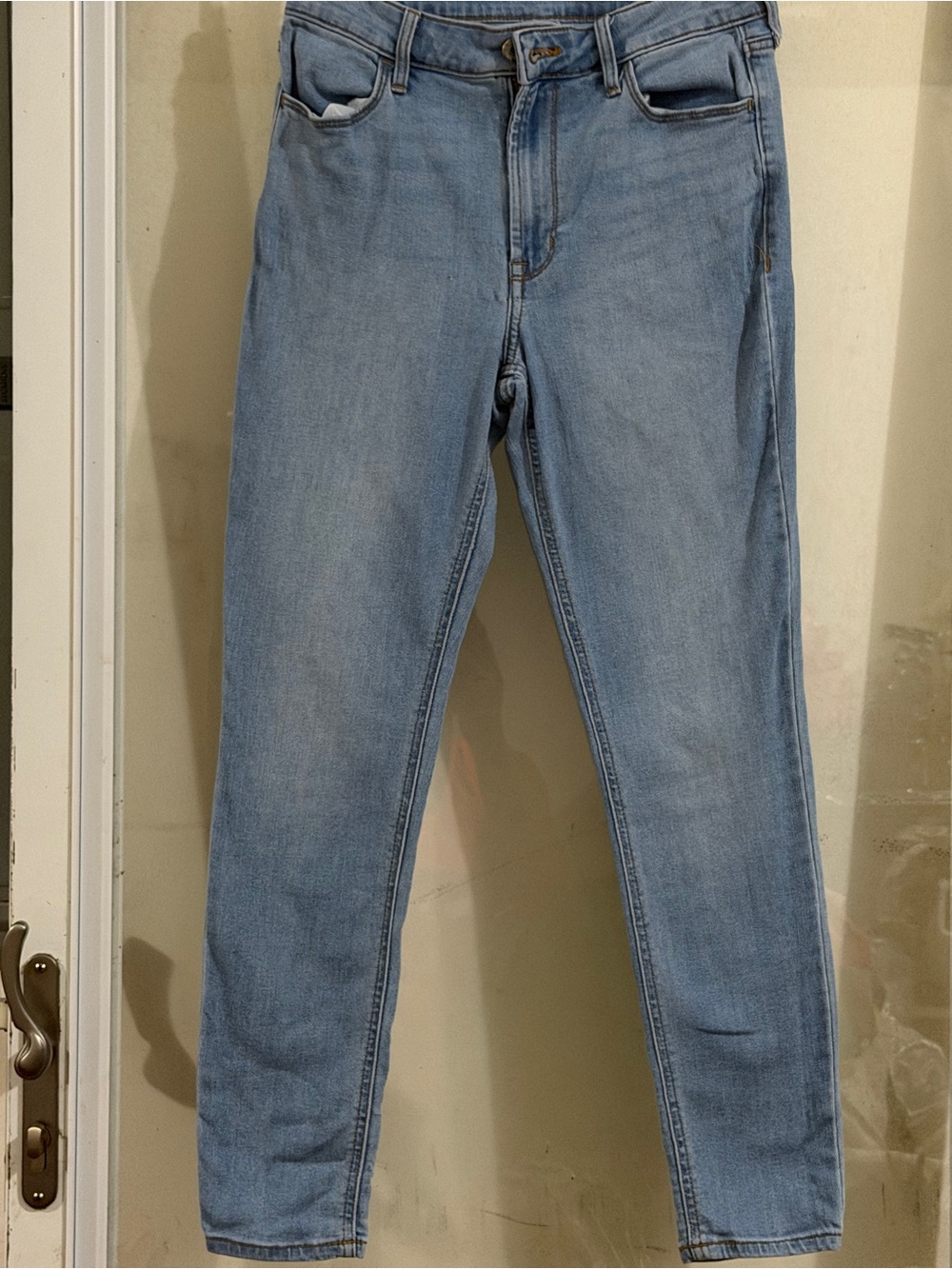 Old Navy Light Blue High-Rise Super Skinny Jeans